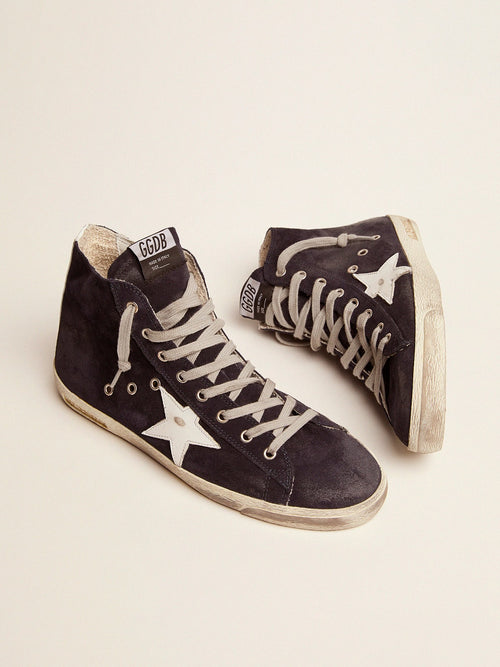 Men's Francy in leather with leather star and heel tab| Golden Goose