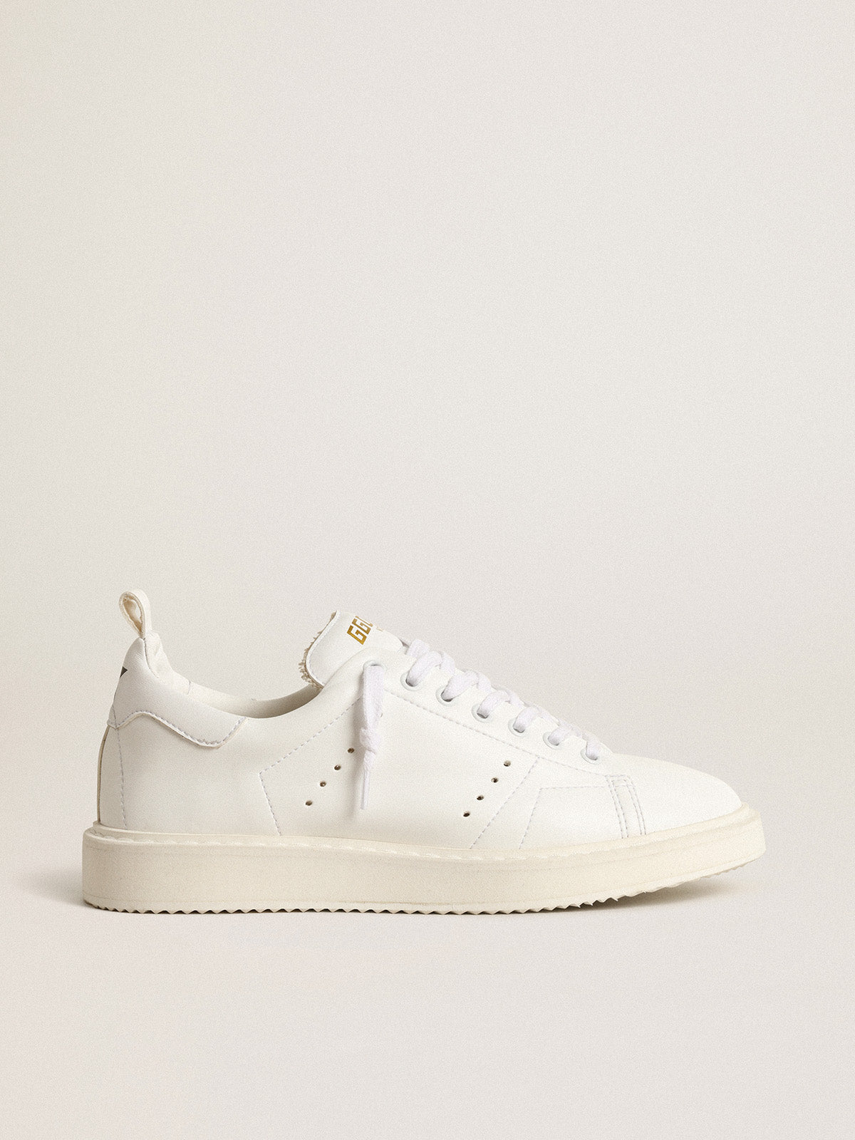 Men's bio-based Starter with white star and heel tab| Golden Goose