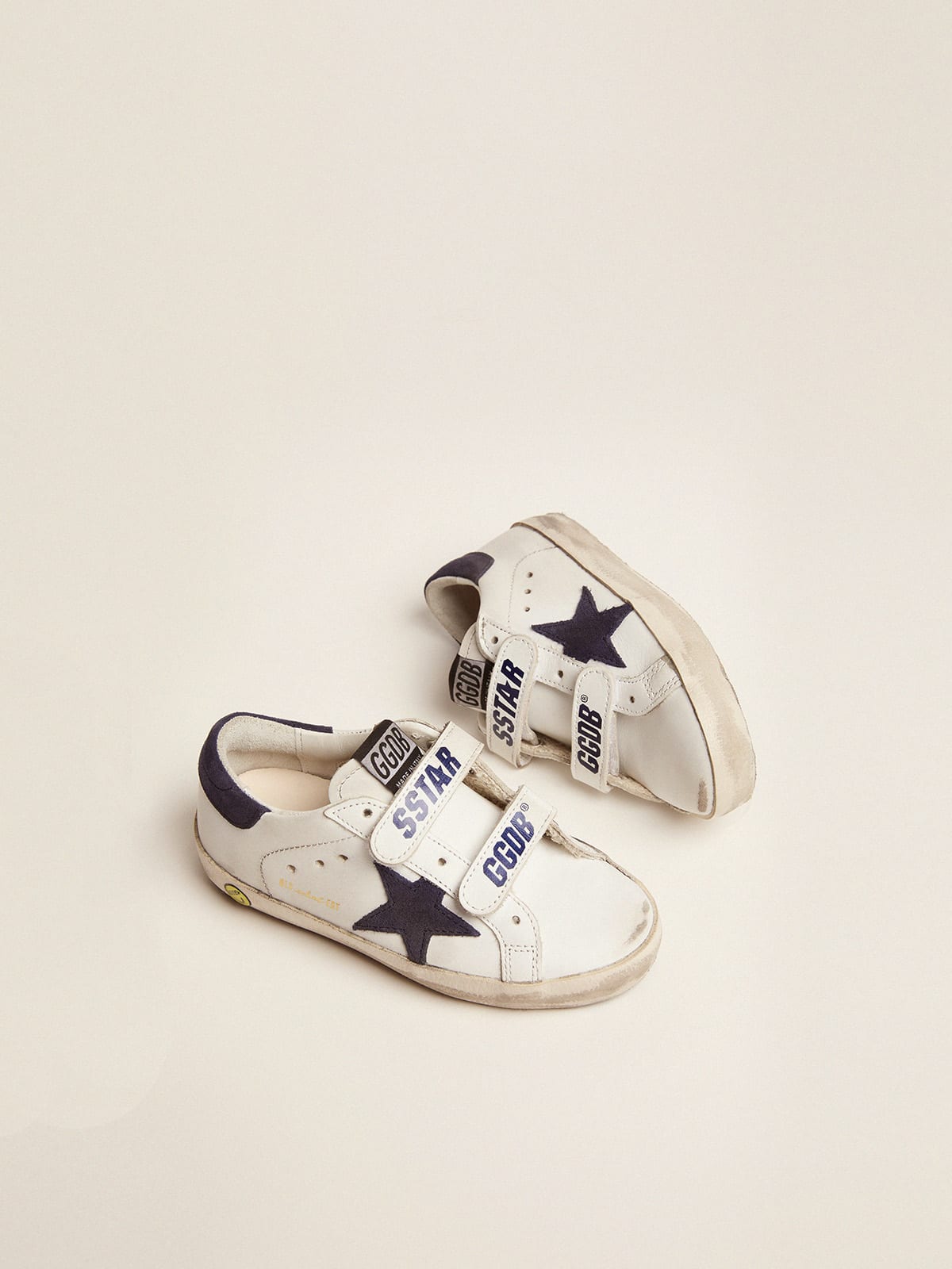 Young Old School with dark blue inserts| Golden Goose
