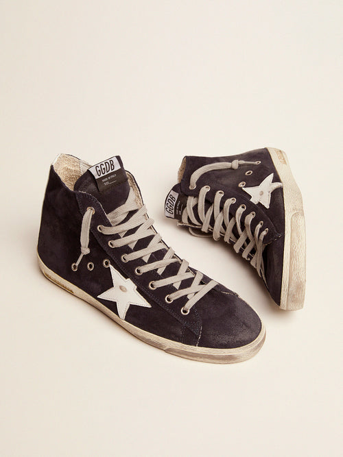 Men's Francy in leather with leather star and heel tab| Golden Goose