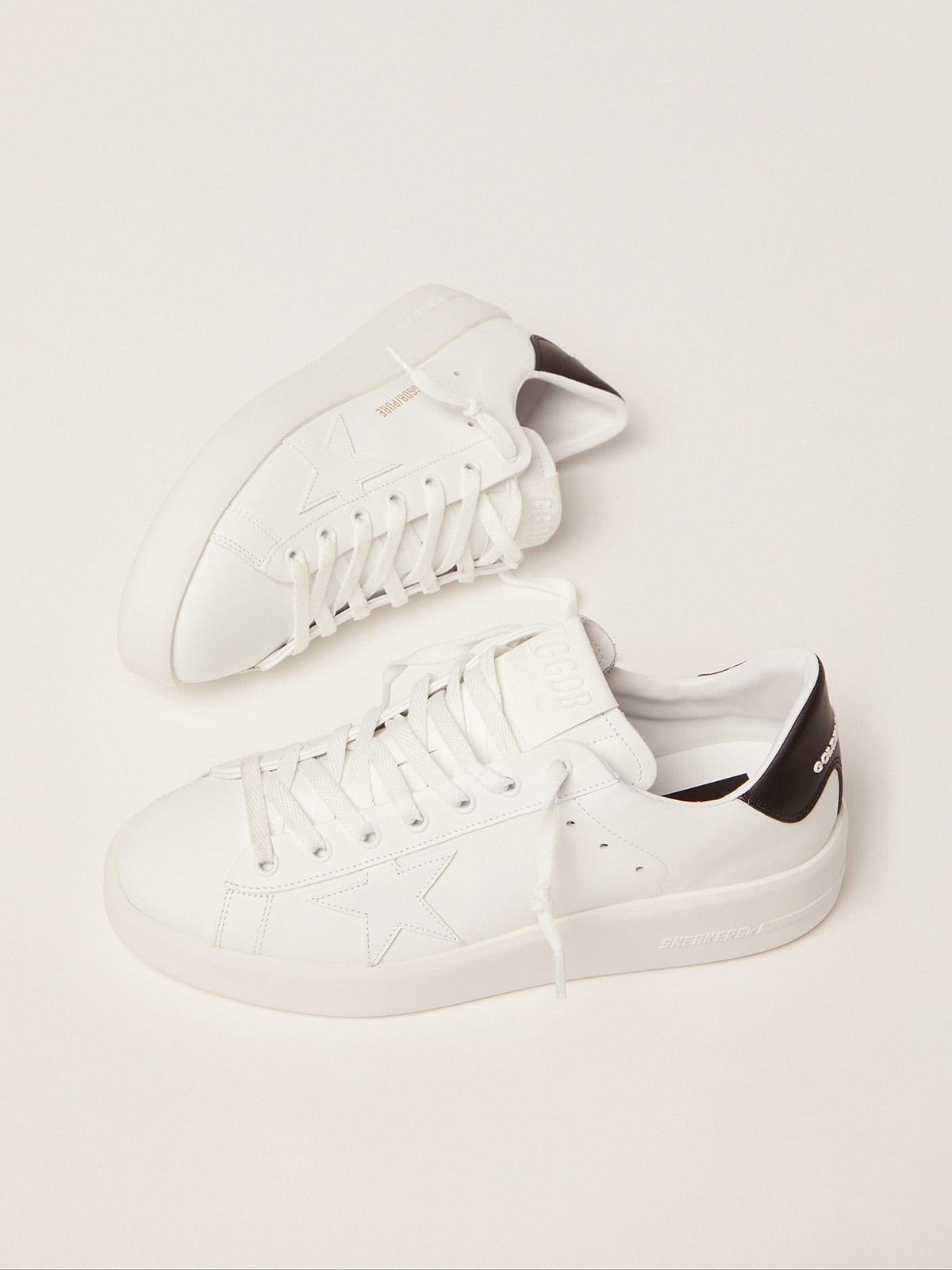 Women's Purestar with black heel tab| Golden Goose