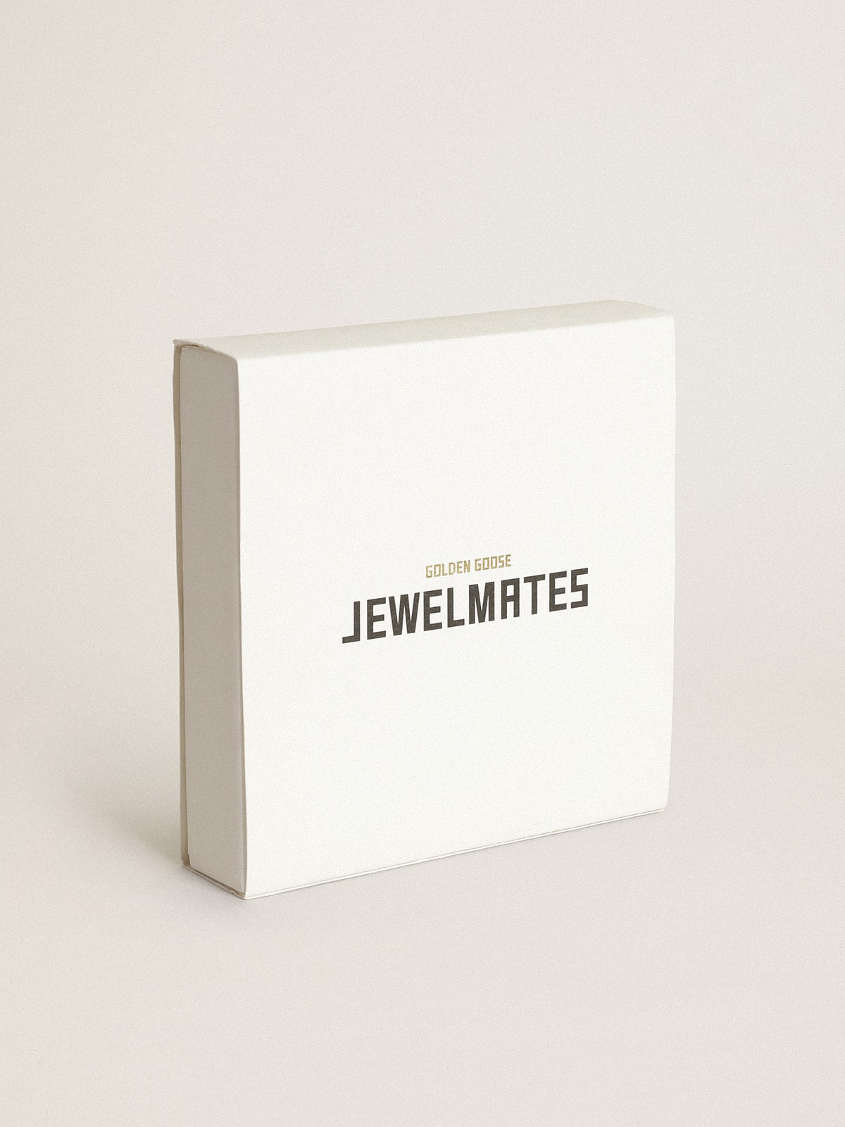 Women's necklace in antique gold color with drop crystals| Golden Goose